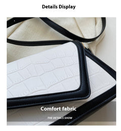 Stone Pattern Square Bag All-match One-shoulder High Sense - TikTopia