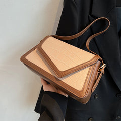 Stone Pattern Square Bag All-match One-shoulder High Sense - TikTopia