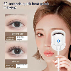 Eyelash Curler Portable Electric Heated Comb Eye Lash Long Lasting Eyelashes Curls Thermal Eyelash Curler Makeup Tools Heated Eyelash Curlers,Rechargeable Electric Eyelash Curler,Handheld Eyelash Heat - TikTopia