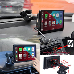 Portable IPS Car Smart Screen Wireless Projection Screen Carplay Android AUTO - TikTopia