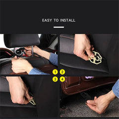 PU Leather Car Storage Bag Multifunction Seat Back Tray Hanging Bag Waterproof Car Organizer Automotive Interior Accessories - TikTopia