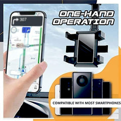 Rotatable And Retractable Car Phone Holder Rearview Mirror UK Stock - TikTopia