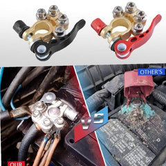 2PCS Battery Terminals Connectors Clamps Quick Release For Caravan Car Van 12V - TikTopia