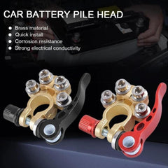2PCS Battery Terminals Connectors Clamps Quick Release For Caravan Car Van 12V - TikTopia