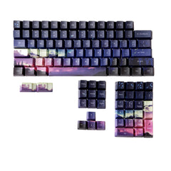 Sunset Starry Sky Keycaps PBT Five-Sided Sublimation Keycaps OEM Mechanical Keyboard Keys Personality - TikTopia