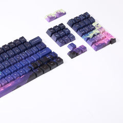 Sunset Starry Sky Keycaps PBT Five-Sided Sublimation Keycaps OEM Mechanical Keyboard Keys Personality - TikTopia