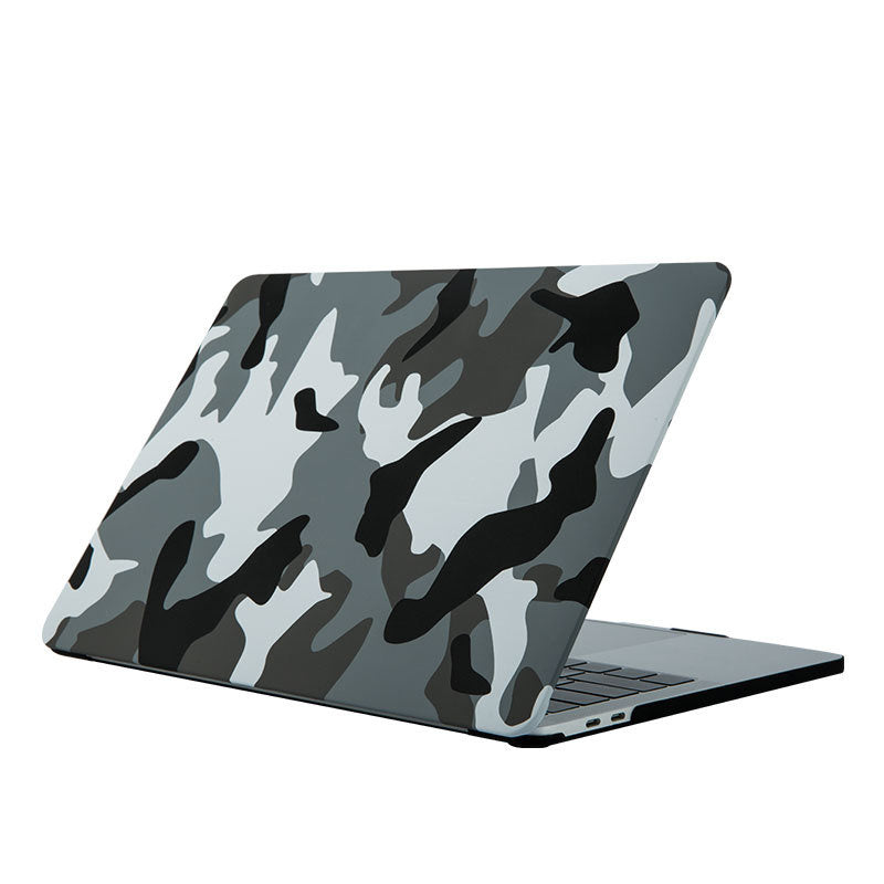Compatible with Apple, Macbook Notebook Computer Protective Shell Air13 Shell Frosted Painted Marble Protective Cover - TikTopia