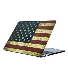 Compatible with Apple, Macbook Notebook Computer Protective Shell Air13 Shell Frosted Painted Marble Protective Cover - TikTopia