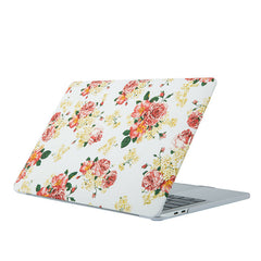 Compatible with Apple, Macbook Notebook Computer Protective Shell Air13 Shell Frosted Painted Marble Protective Cover - TikTopia