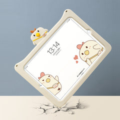 Cute Backpack Chicken Tablet Silicone Cover For Children - TikTopia