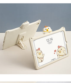 Cute Backpack Chicken Tablet Silicone Cover For Children - TikTopia