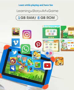 Educational Learning Game 7-inch 18GB Children's Tablet Computer Learning Machine - TikTopia