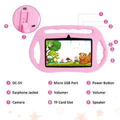 7 Inch Children's Tablet Pc Smart Tutoring Machine - TikTopia