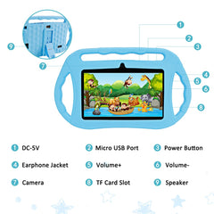 7 Inch Children's Tablet Pc Smart Tutoring Machine - TikTopia