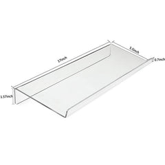 Advanced Tilting Computer Keyboard Stand For Convenient Ergonomic Typing Transparent Acrylic Keyboard Stand - TikTopia