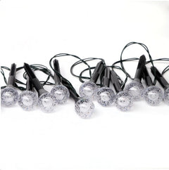 Solar LED Stake Lights Multi Coloured 20 Ball Garden Path Lighting Patio Outdoor - TikTopia
