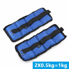 Ankle Wrist Leg Weights Straps Running Exercise Fitness Gym Strength Training UK - TikTopia