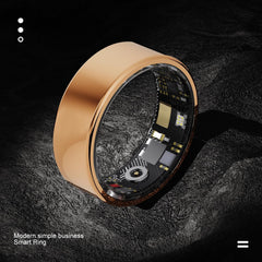 Smart Ring Health Tracker - Fitness Sleep Heart Rate Blood Oxygen Tracker Smart Ring For Men And Women,IP68 Waterproof Level Bluetooth Fitness Tracker Rings Family Care - TikTopia