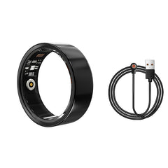 Smart Ring Health Tracker - Fitness Sleep Heart Rate Blood Oxygen Tracker Smart Ring For Men And Women,IP68 Waterproof Level Bluetooth Fitness Tracker Rings Family Care - TikTopia