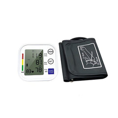 Multifunctional Home Blood Pressure Monitor With Cuff To Record Measurements And Track Heart Rate - TikTopia