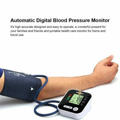 2025 Digital Automatic Blood Pressure Monitor Upper Arm BP Machine Heart Rate-UK - TikTopia