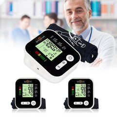 2025 Digital Automatic Blood Pressure Monitor Upper Arm BP Machine Heart Rate-UK - TikTopia