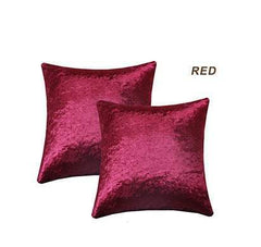 2 Packs Gold Decorative Cushions Covers Cases for Sofa Bed - TikTopia