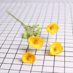 Creative Colorful Silk Fabric Artificial Flowers - TikTopia