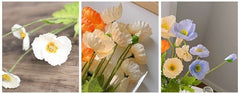 Creative Colorful Silk Fabric Artificial Flowers