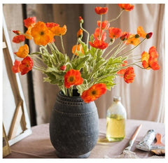 Creative Colorful Silk Fabric Artificial Flowers