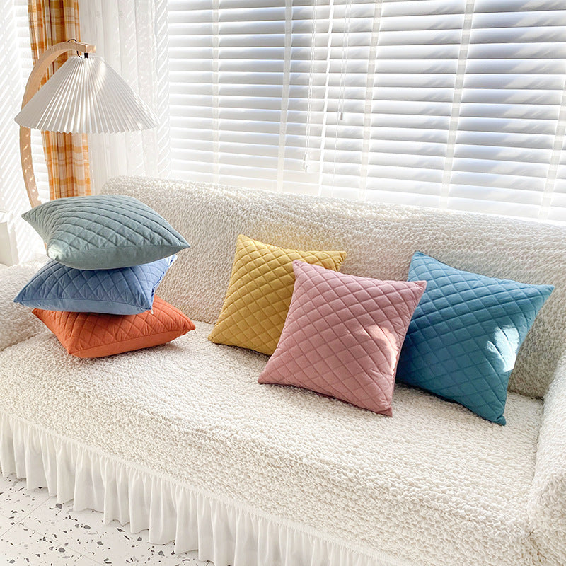 Living Room Home Pillows With Fabric Art Velvet Cushions - TikTopia
