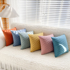 Living Room Home Pillows With Fabric Art Velvet Cushions - TikTopia
