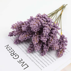 Simulation Foam Lavender Pastoral Style Decoration Artificial Flowers - TikTopia