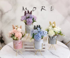 Hydrangea, Bonsai, Dried Flowers, Artificial Flowers, Artificial Flowers, Bouquets, Table Setting Flowers, Decorative Flowers - TikTopia