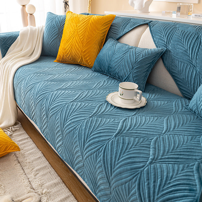 Non-slip Simple Thickened Plush Sofa Cushions - TikTopia