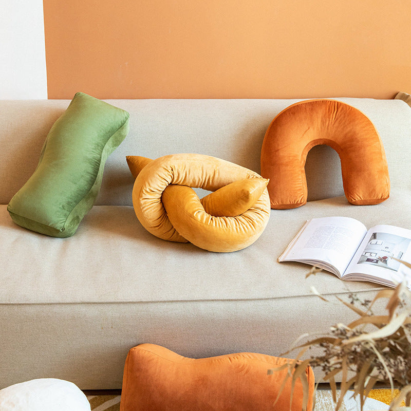 Living Room Sofa Cushions Are Cute And Shaped - TikTopia