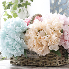 Peony Wedding Bouquets Artificial Flowers For Home Decoration - TikTopia
