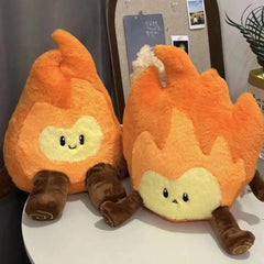 Small Flame Waist Rest Seat Cushions Home Armchair Back Creative Trending Plush Toy Gift - TikTopia
