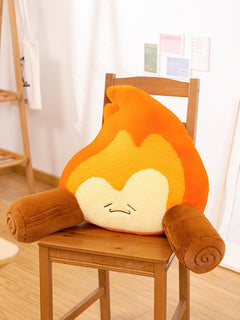Small Flame Waist Rest Seat Cushions Home Armchair Back Creative Trending Plush Toy Gift - TikTopia