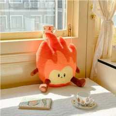 Small Flame Waist Rest Seat Cushions Home Armchair Back Creative Trending Plush Toy Gift - TikTopia