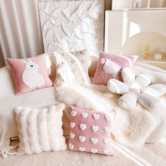 Minimalist Princess Style Sofa Living Room Cushions Pillowcase - TikTopia