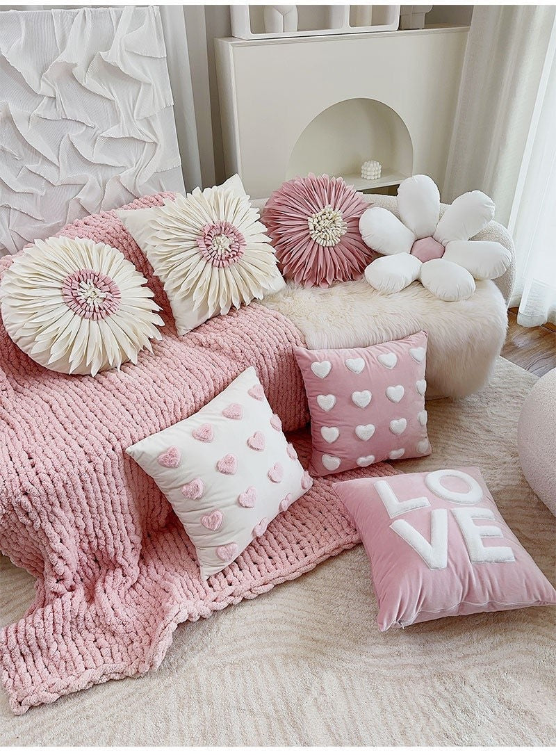 Minimalist Princess Style Sofa Living Room Cushions Pillowcase - TikTopia