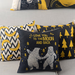 Cotton and hemp pillows with all kinds of cushions - TikTopia