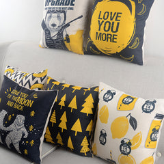 Cotton and hemp pillows with all kinds of cushions - TikTopia