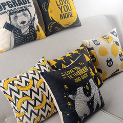 Cotton and hemp pillows with all kinds of cushions - TikTopia