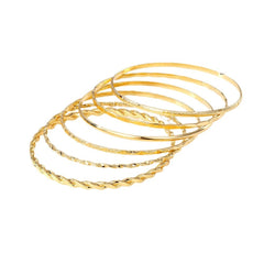 5-7pcs Bracelet Set Creative Simple Temperament Lady Twisted Hip Hop Style Bracelet - TikTopia