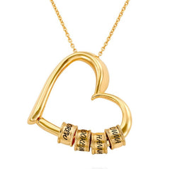 Personalized Heart Necklaces Women Jewelry Custom Name Necklaces & Pendants Mothers Day Gift - TikTopia