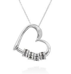 Personalized Heart Necklaces Women Jewelry Custom Name Necklaces & Pendants Mothers Day Gift - TikTopia