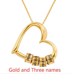 Personalized Heart Necklaces Women Jewelry Custom Name Necklaces & Pendants Mothers Day Gift - TikTopia