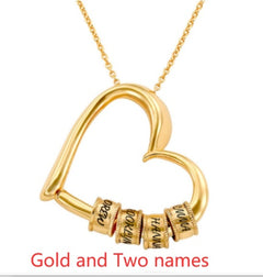 Personalized Heart Necklaces Women Jewelry Custom Name Necklaces & Pendants Mothers Day Gift - TikTopia